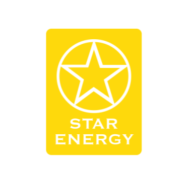 Yellow Star Energy logo: a white star within a circle