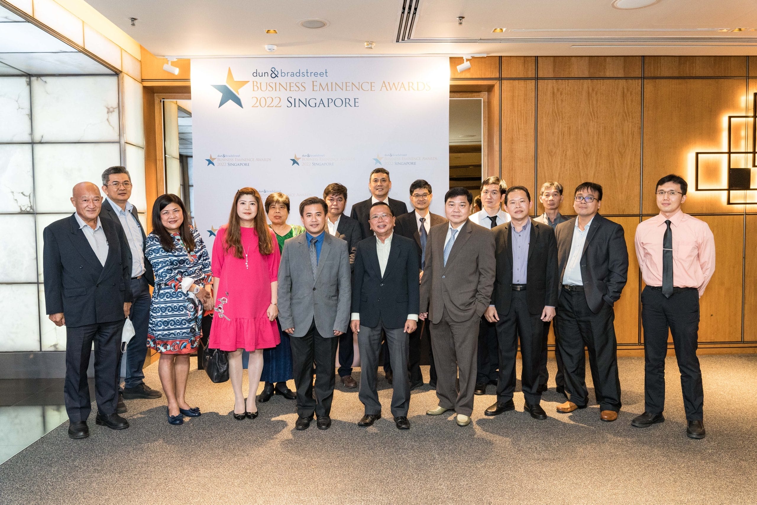 Group at the Dun & Bradstreet Business Eminence Awards 2022 Singapore.